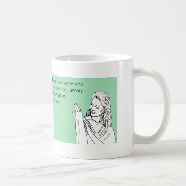 Tasse drôle de soins (Droite)