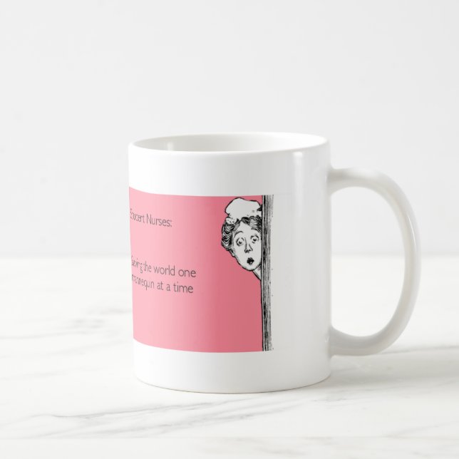 Tasse drôle de soins (Droite)