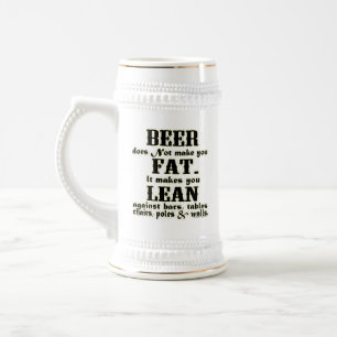 Tasse drôle de Stine de bière - la bière ne vou