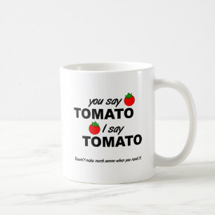 Tasse drôle de tomate de tomate