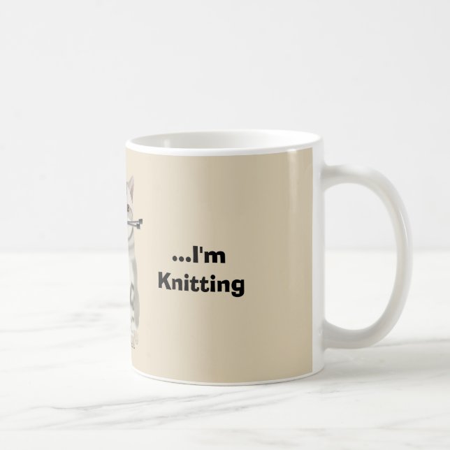 Tasse drôle de tricoteuses (Droite)