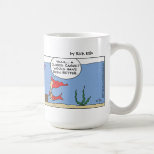 Tasse drôle d'enterrement de sirène