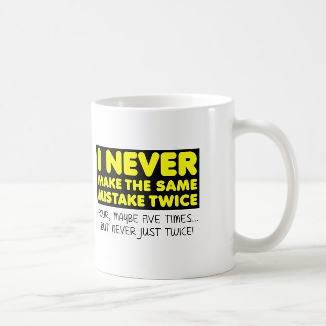 Tasse Drôle d'Erreurs Multiples (Droite)