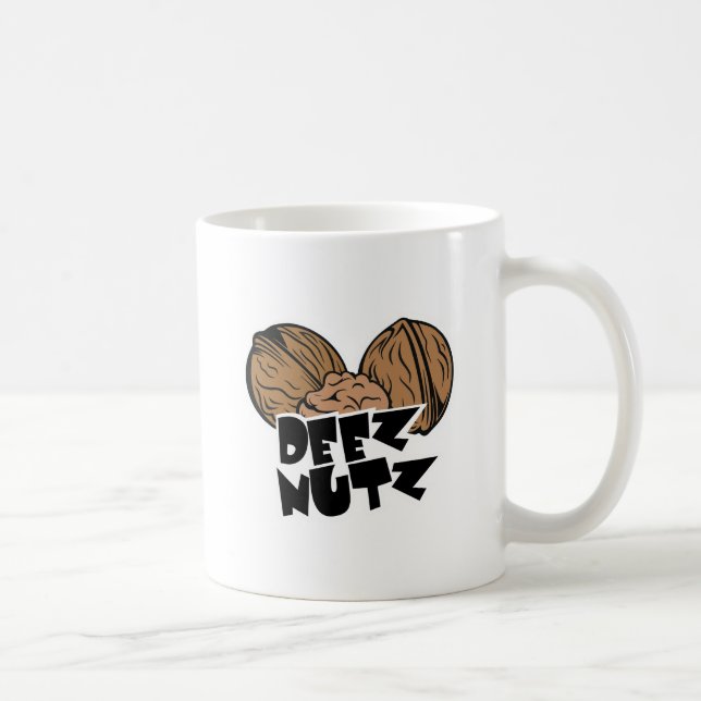 Tasse drôle d'illustration de Deez Nutz (Droite)