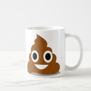 Tasse drôle Émoticon Émoticône de caca