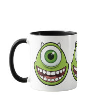 Tasse drôle et mignonne Monstre Vert à un Œil pour