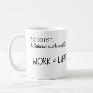 Tasse drôle et sarcastique pour tout le travailler