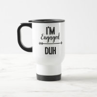 Tasse drôle "Fiancée" – Parfait pour les jeunes fi