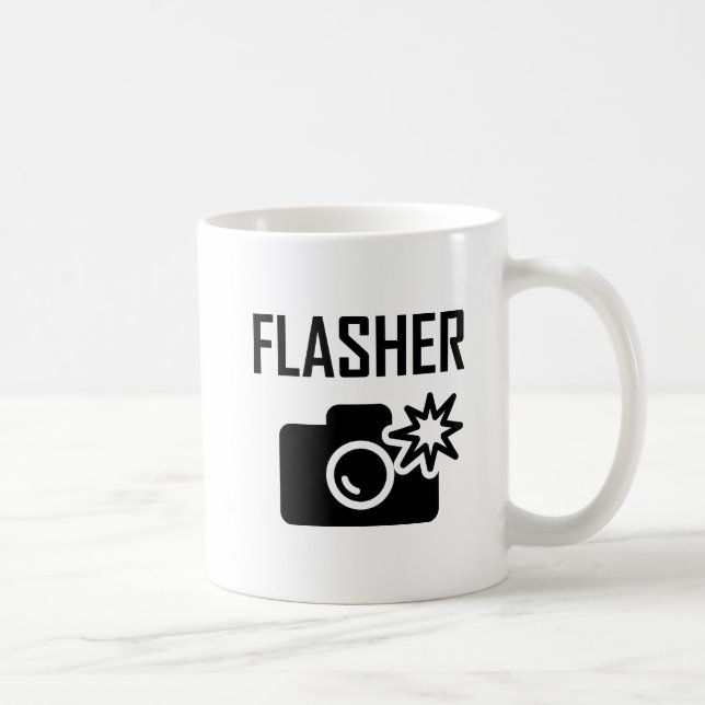 Tasse Drôle Flasher (Droite)
