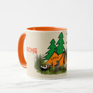 Tasse drôle Gone Camping