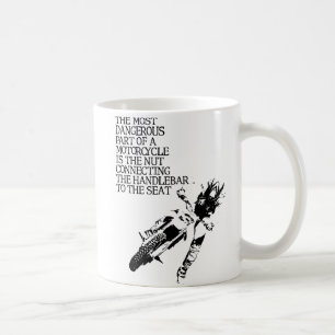 Tasse Drôle Motocross Fou de Moto Tout-Terrain Hum