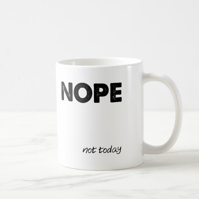 Tasse drôle "Non" (Droite)