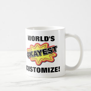 Tasse drôle personnalisable de Meilleur du Monde O