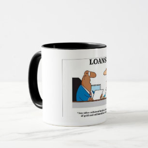 Tasse drôle pour des agents de prêts
