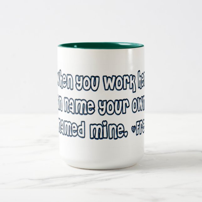 Tasse drôle pour le patron, secrétaire, employé de (Centre)