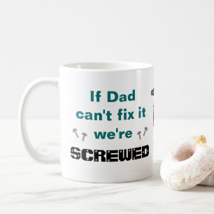 Tasse Drôle pour Papa Monsieur Répare-Tout