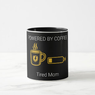 Tasse drôle pour parents fatigués propulsés par le