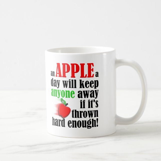 Tasse Drôle pour Tenir les Gens à Distance (Droite)