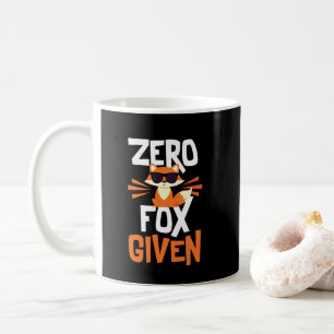 Tasse drôle zéro de citation donnée par Fox