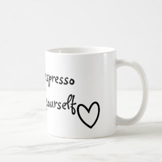 Tasse du café express vous-même