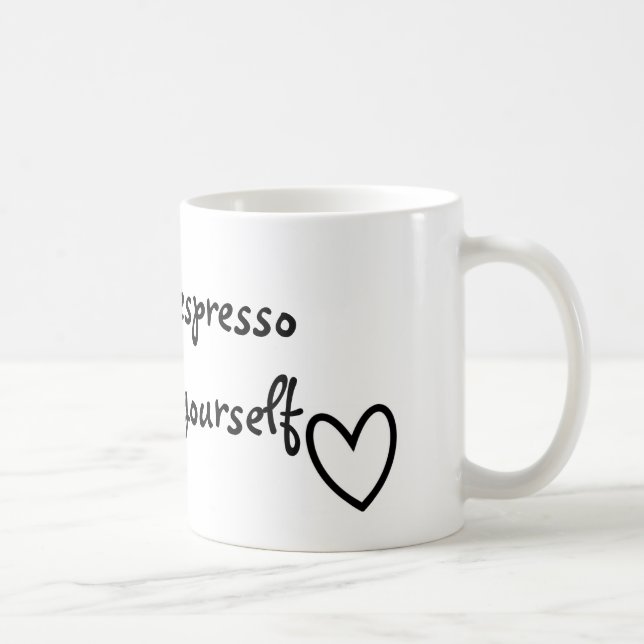 Tasse du café express vous-même (Droite)