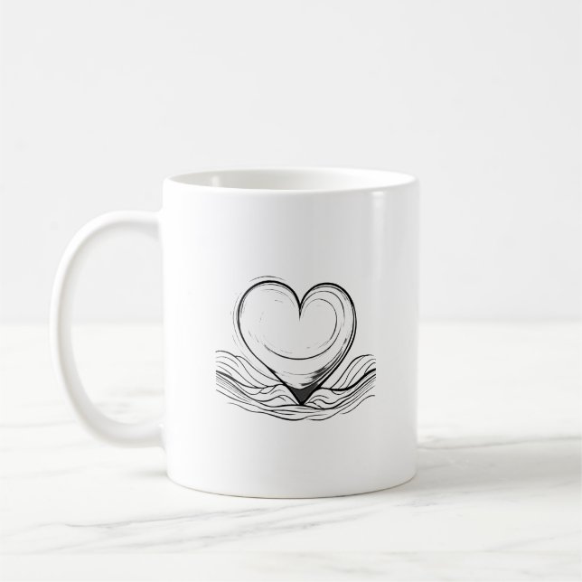 Tasse du coeur (Gauche)