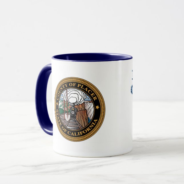 Tasse du comté de Placer (la Californie) (Devant gauche)