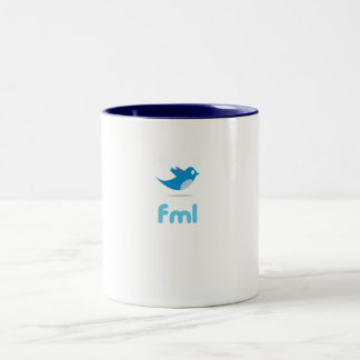 Tasse du gazouillement "FML"