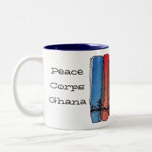 Tasse du Ghana de corps de paix