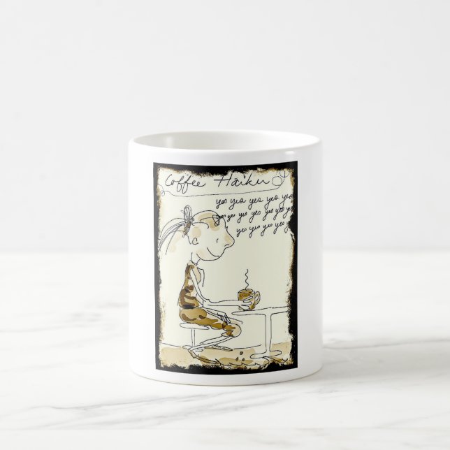 Tasse du Haiku de l'amant de café (Centre)