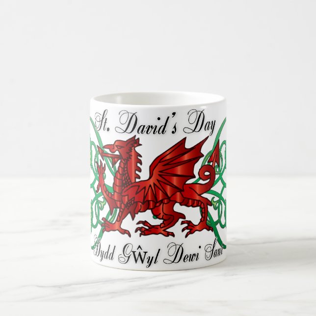 Tasse du jour de St David avec la jonquille de (Centre)