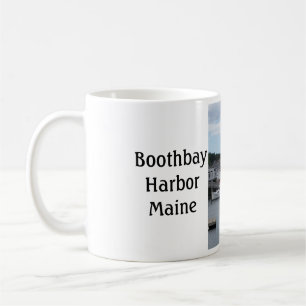 Tasse du Maine de port de Boothbay de "bord de