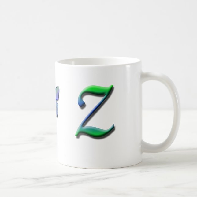 Tasse du monogramme Z (Droite)