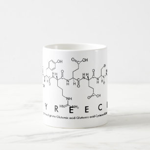 Tasse du nom du peptide de Tyreece