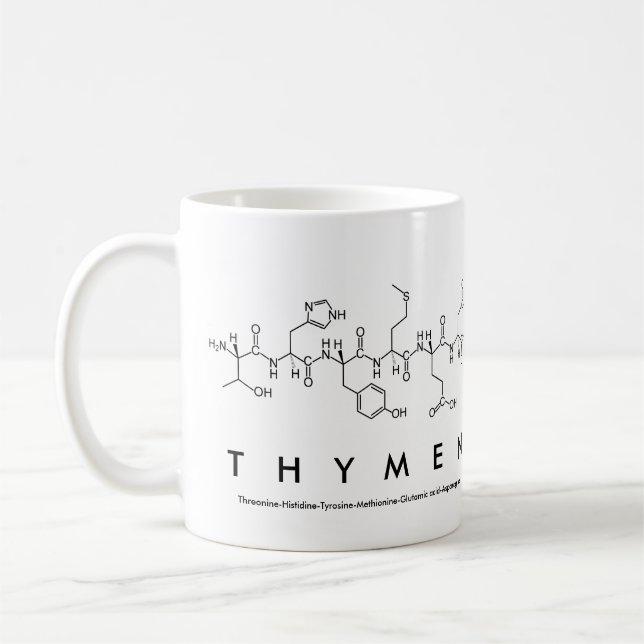 Tasse du nom du peptide Thymen (Gauche)