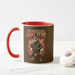 Tasse du Nouvel An lunaire 2027 Chèvre de Feu du z
