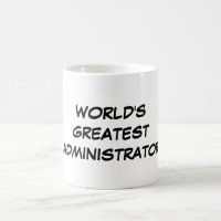 Tasse du plus grand "administrateur du monde"