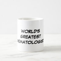 Tasse du plus grand "hématologue du monde"