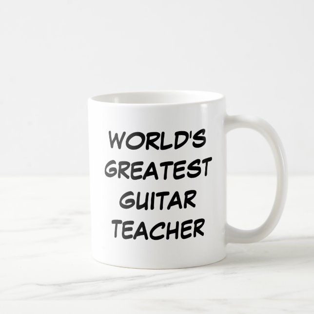 Tasse du plus grand "professeur de la guitare du (Droite)