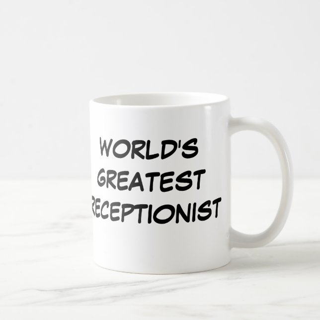 Tasse du plus grand "réceptionniste du monde" (Droite)