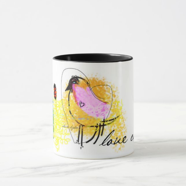 Tasse du poussin 11oz de Lov (Centre)