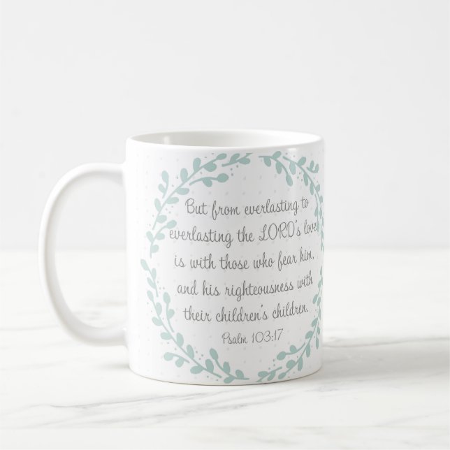 Tasse du psaume 103 (Gauche)