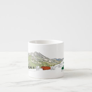 Tasse du sud de café express de thème de l'Italie