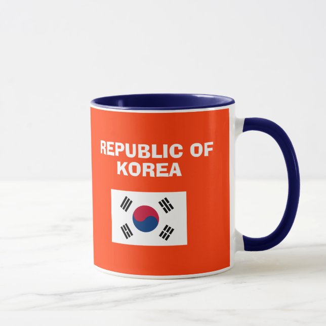 Tasse du sud de code du pays de Kr Korea* (Droite)