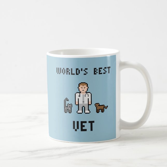 Tasse du vétérinaire du monde de pixel la (Droite)