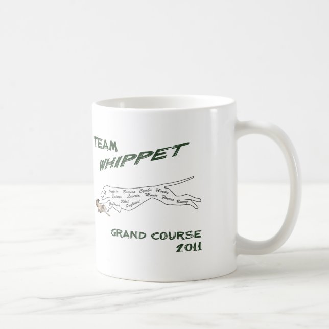 Tasse du whippet 2011 d'équipe (Droite)