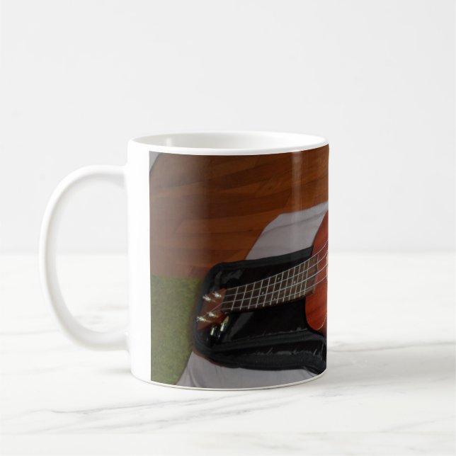 Tasse d'ukulélé et de cas (Gauche)