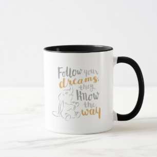 Tasse Dumbo Suivez vos rêves
