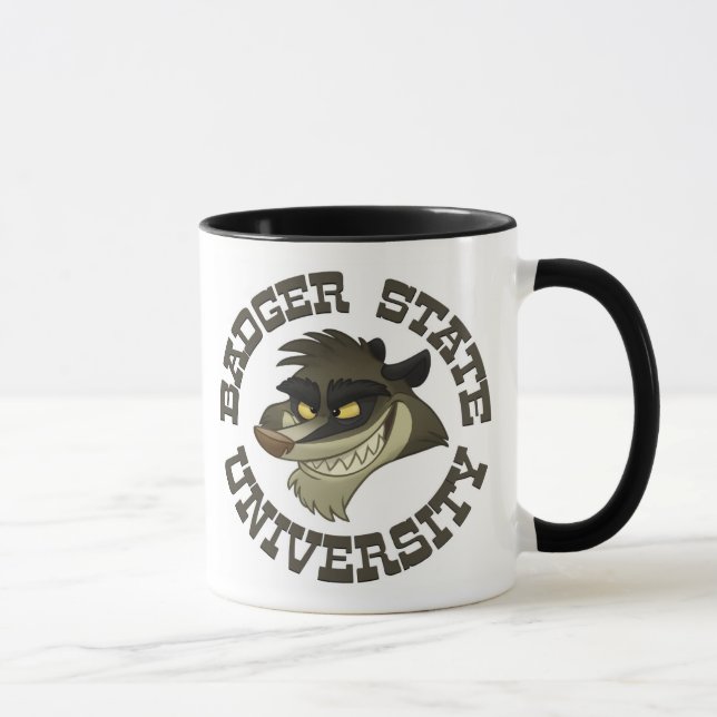 Tasse "d'université de l'Etat de blaireau" (Droite)