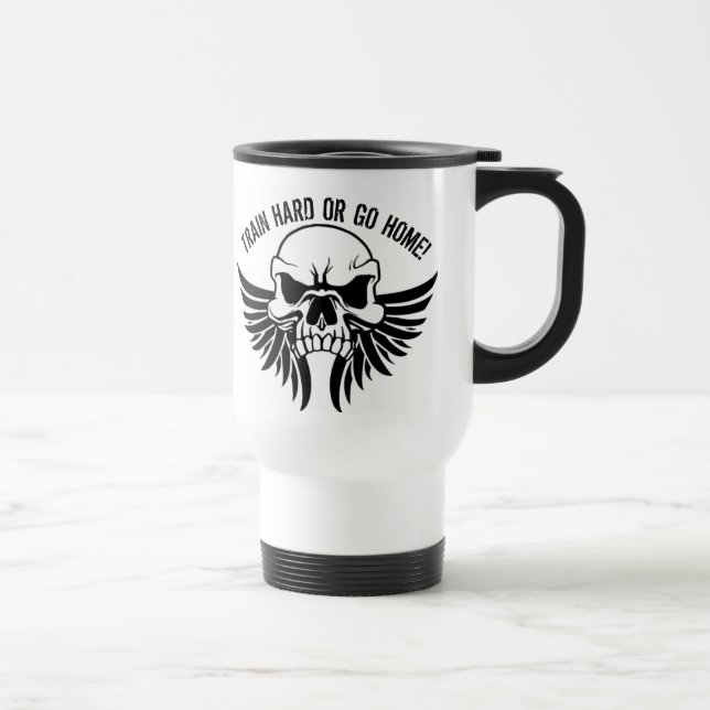 Tasse dure de voyage de train (Droite)